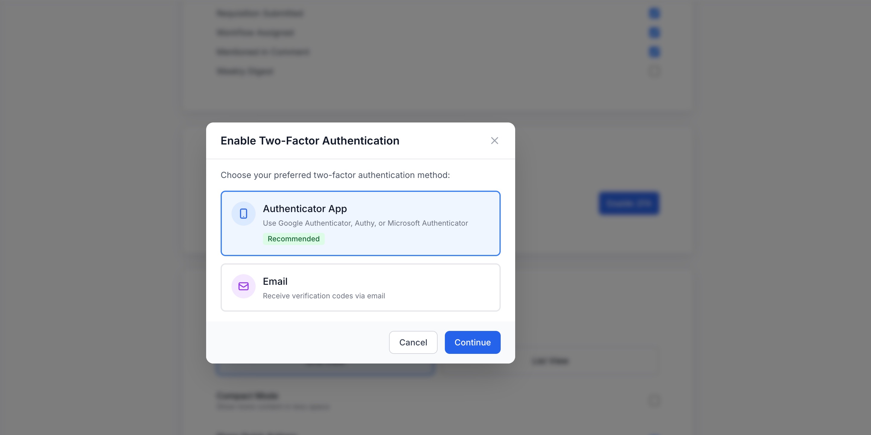 Two-Factor Authentication