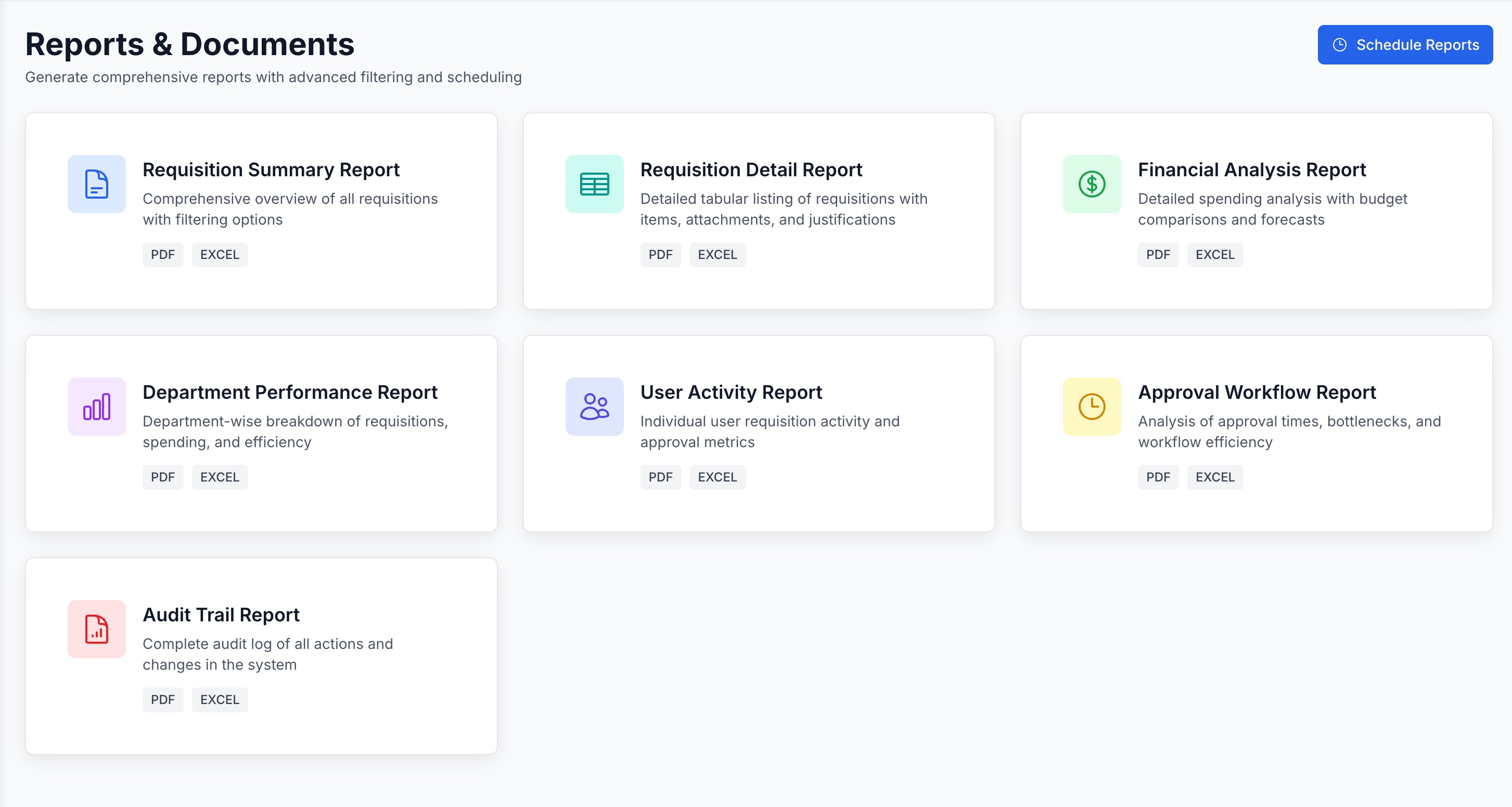 Reports and Documents